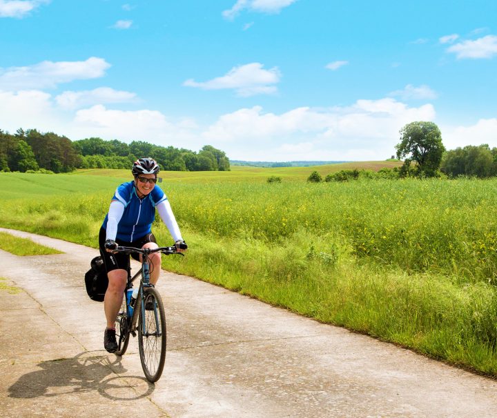 Easy Cycling along traffic-free bike paths on tour with Freewheeling