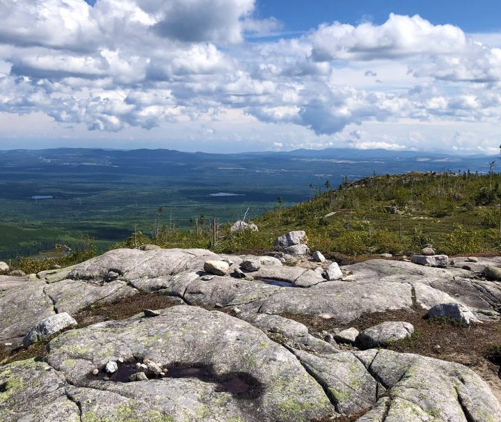 A trail hike with views overlooking the Saguenay fjord and the Saint Lawrence River with Freewheeling Adventures.