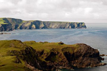 Hiking on Donegal's coastal paths on the Wild Atlantic Way, and the majestic cliffs of the Slieve League on our Donegal Walk with Freewheeling Adventures.