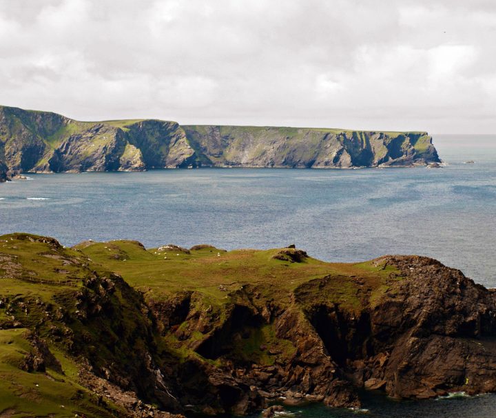 Hiking on Donegal's coastal paths on the Wild Atlantic Way, and the majestic cliffs of the Slieve League on our Donegal Walk with Freewheeling Adventures.